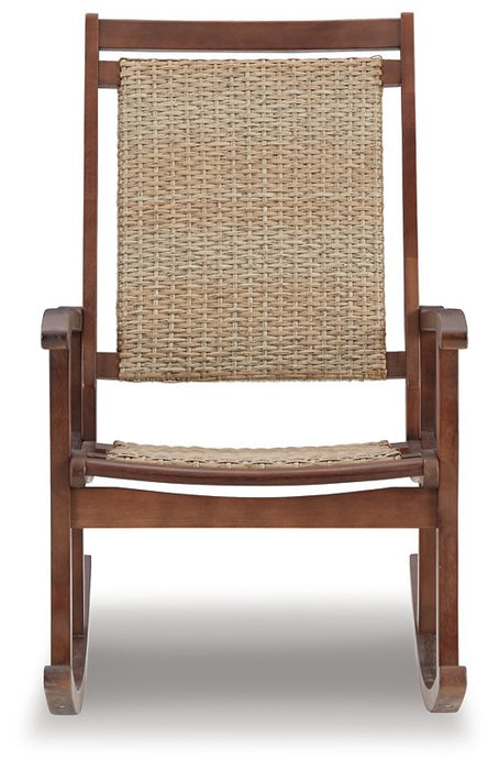 Emani Rocking Chair - Premium Outdoor Rocking Chair from Ashley Furniture - Just $183.82! Shop now at Furniture Wholesale Plus  We are the best furniture store in Nashville, Hendersonville, Goodlettsville, Madison, Antioch, Mount Juliet, Lebanon, Gallatin, Springfield, Murfreesboro, Franklin, Brentwood