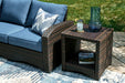 Windglow Outdoor End Table - Premium Outdoor End Table from Ashley Furniture - Just $183.82! Shop now at Furniture Wholesale Plus  We are the best furniture store in Nashville, Hendersonville, Goodlettsville, Madison, Antioch, Mount Juliet, Lebanon, Gallatin, Springfield, Murfreesboro, Franklin, Brentwood