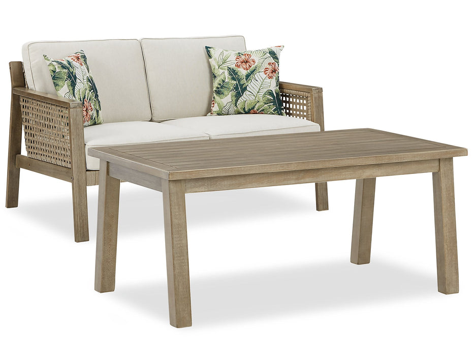 Barn Cove Outdoor Seating Set - Premium Outdoor Seating Set from Ashley Furniture - Just $642.01! Shop now at Furniture Wholesale Plus  We are the best furniture store in Nashville, Hendersonville, Goodlettsville, Madison, Antioch, Mount Juliet, Lebanon, Gallatin, Springfield, Murfreesboro, Franklin, Brentwood