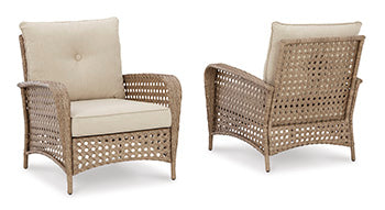 Braylee Lounge Chair with Cushion (Set of 2) - Premium Outdoor Seating from Ashley Furniture - Just $422.88! Shop now at Furniture Wholesale Plus  We are the best furniture store in Nashville, Hendersonville, Goodlettsville, Madison, Antioch, Mount Juliet, Lebanon, Gallatin, Springfield, Murfreesboro, Franklin, Brentwood