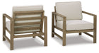 Fynnegan Lounge Chair with Cushion (Set of 2) - Premium Outdoor Seating from Ashley Furniture - Just $352.26! Shop now at Furniture Wholesale Plus  We are the best furniture store in Nashville, Hendersonville, Goodlettsville, Madison, Antioch, Mount Juliet, Lebanon, Gallatin, Springfield, Murfreesboro, Franklin, Brentwood