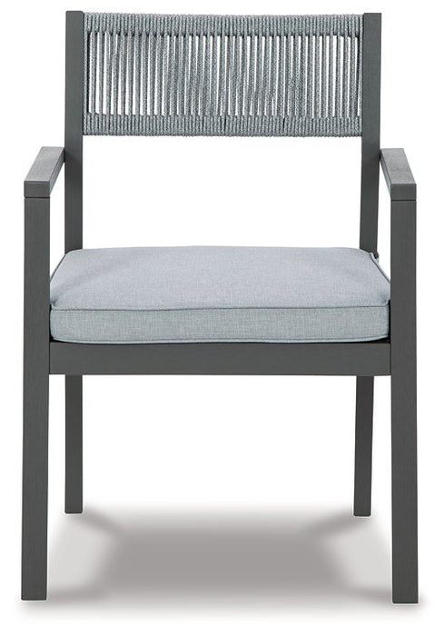 Eden Town Arm Chair with Cushion (Set of 2) - Premium Outdoor Dining Chair from Ashley Furniture - Just $321.78! Shop now at Furniture Wholesale Plus  We are the best furniture store in Nashville, Hendersonville, Goodlettsville, Madison, Antioch, Mount Juliet, Lebanon, Gallatin, Springfield, Murfreesboro, Franklin, Brentwood