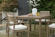 Aria Plains Outdoor Dining Set - Premium Outdoor Dining Set from Ashley Furniture - Just $955.28! Shop now at Furniture Wholesale Plus  We are the best furniture store in Nashville, Hendersonville, Goodlettsville, Madison, Antioch, Mount Juliet, Lebanon, Gallatin, Springfield, Murfreesboro, Franklin, Brentwood