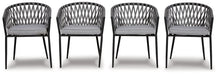 Palm Bliss Outdoor Dining Chair (Set of 4) - Premium Outdoor Dining Chair from Ashley Furniture - Just $402.22! Shop now at Furniture Wholesale Plus  We are the best furniture store in Nashville, Hendersonville, Goodlettsville, Madison, Antioch, Mount Juliet, Lebanon, Gallatin, Springfield, Murfreesboro, Franklin, Brentwood
