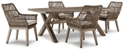Beach Front Outdoor Dining Set - Premium Outdoor Dining Set from Ashley Furniture - Just $2001.07! Shop now at Furniture Wholesale Plus  We are the best furniture store in Nashville, Hendersonville, Goodlettsville, Madison, Antioch, Mount Juliet, Lebanon, Gallatin, Springfield, Murfreesboro, Franklin, Brentwood