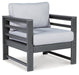Amora Outdoor Lounge Chair with Cushion (Set of 2) - Premium Outdoor Seating from Ashley Furniture - Just $767.13! Shop now at Furniture Wholesale Plus  We are the best furniture store in Nashville, Hendersonville, Goodlettsville, Madison, Antioch, Mount Juliet, Lebanon, Gallatin, Springfield, Murfreesboro, Franklin, Brentwood