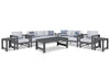 Amora Outdoor Seating Set - Premium Outdoor Table Set from Ashley Furniture - Just $906.82! Shop now at Furniture Wholesale Plus  We are the best furniture store in Nashville, Hendersonville, Goodlettsville, Madison, Antioch, Mount Juliet, Lebanon, Gallatin, Springfield, Murfreesboro, Franklin, Brentwood