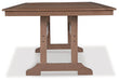 Emmeline Outdoor Dining Table - Premium Outdoor Dining Table from Ashley Furniture - Just $784.33! Shop now at Furniture Wholesale Plus  We are the best furniture store in Nashville, Hendersonville, Goodlettsville, Madison, Antioch, Mount Juliet, Lebanon, Gallatin, Springfield, Murfreesboro, Franklin, Brentwood