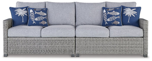 Naples Beach Outdoor Right and Left-arm Facing Loveseat with Cushion (Set of 2) - Premium Outdoor Seating from Ashley Furniture - Just $1137.05! Shop now at Furniture Wholesale Plus  We are the best furniture store in Nashville, Hendersonville, Goodlettsville, Madison, Antioch, Mount Juliet, Lebanon, Gallatin, Springfield, Murfreesboro, Franklin, Brentwood