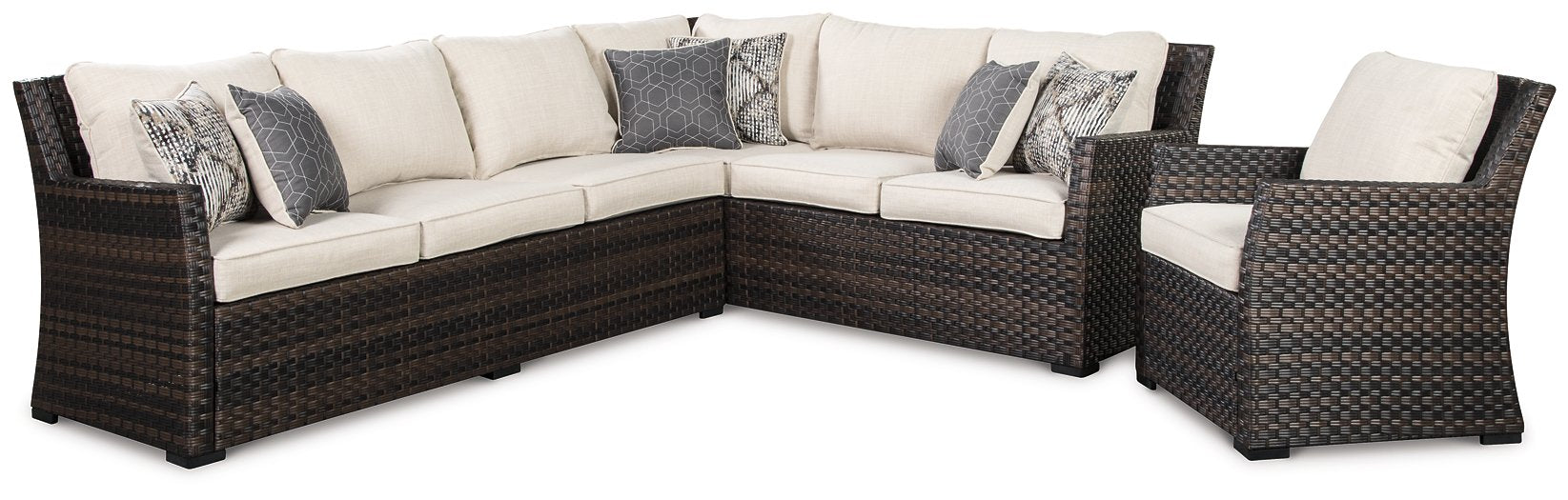 Easy Isle Outdoor Seating Set - Premium Outdoor Dining Set from Ashley Furniture - Just $2043.86! Shop now at Furniture Wholesale Plus  We are the best furniture store in Nashville, Hendersonville, Goodlettsville, Madison, Antioch, Mount Juliet, Lebanon, Gallatin, Springfield, Murfreesboro, Franklin, Brentwood