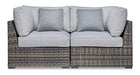 Harbor Court Corner with Cushion (Set of 2) - Premium Outdoor Seating from Ashley Furniture - Just $714.17! Shop now at Furniture Wholesale Plus  We are the best furniture store in Nashville, Hendersonville, Goodlettsville, Madison, Antioch, Mount Juliet, Lebanon, Gallatin, Springfield, Murfreesboro, Franklin, Brentwood