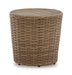 Sandy Bloom Outdoor End Table - Premium Outdoor End Table from Ashley Furniture - Just $183.82! Shop now at Furniture Wholesale Plus  We are the best furniture store in Nashville, Hendersonville, Goodlettsville, Madison, Antioch, Mount Juliet, Lebanon, Gallatin, Springfield, Murfreesboro, Franklin, Brentwood