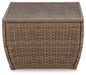 Sandy Bloom Outdoor Coffee Table - Premium Outdoor Cocktail Table from Ashley Furniture - Just $307.40! Shop now at Furniture Wholesale Plus  We are the best furniture store in Nashville, Hendersonville, Goodlettsville, Madison, Antioch, Mount Juliet, Lebanon, Gallatin, Springfield, Murfreesboro, Franklin, Brentwood