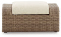Sandy Bloom Outdoor Ottoman with Cushion - Premium Outdoor Ottoman from Ashley Furniture - Just $242.33! Shop now at Furniture Wholesale Plus  We are the best furniture store in Nashville, Hendersonville, Goodlettsville, Madison, Antioch, Mount Juliet, Lebanon, Gallatin, Springfield, Murfreesboro, Franklin, Brentwood