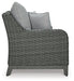 Elite Park Outdoor Loveseat with Cushion - Premium Outdoor Seating from Ashley Furniture - Just $899.54! Shop now at Furniture Wholesale Plus  We are the best furniture store in Nashville, Hendersonville, Goodlettsville, Madison, Antioch, Mount Juliet, Lebanon, Gallatin, Springfield, Murfreesboro, Franklin, Brentwood