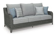 Elite Park Outdoor Sofa, Lounge Chairs and Cocktail Table - Premium Outdoor Table Set from Ashley Furniture - Just $2551.82! Shop now at Furniture Wholesale Plus  We are the best furniture store in Nashville, Hendersonville, Goodlettsville, Madison, Antioch, Mount Juliet, Lebanon, Gallatin, Springfield, Murfreesboro, Franklin, Brentwood