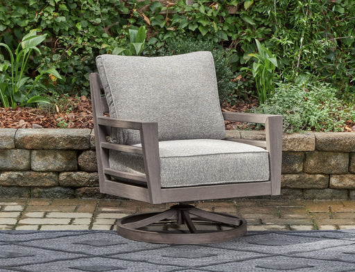Hillside Barn Outdoor Swivel Lounge with Cushion - Premium Outdoor Seating from Ashley Furniture - Just $727.82! Shop now at Furniture Wholesale Plus  We are the best furniture store in Nashville, Hendersonville, Goodlettsville, Madison, Antioch, Mount Juliet, Lebanon, Gallatin, Springfield, Murfreesboro, Franklin, Brentwood