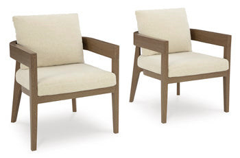 Serene Bay Outdoor Dining Arm Chair with Cushion (Set of 2) - Premium Outdoor Dining Chair from Ashley Furniture - Just $880.86! Shop now at Furniture Wholesale Plus  We are the best furniture store in Nashville, Hendersonville, Goodlettsville, Madison, Antioch, Mount Juliet, Lebanon, Gallatin, Springfield, Murfreesboro, Franklin, Brentwood