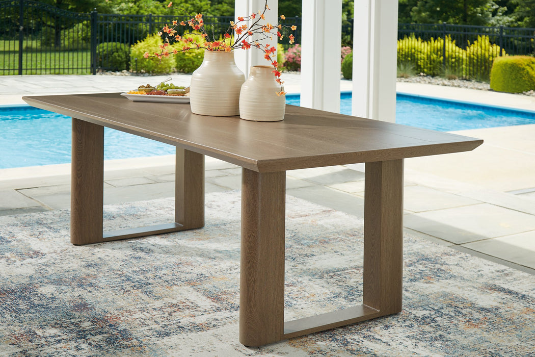 Serene Bay Outdoor Dining Table - Premium Outdoor Dining Table from Ashley Furniture - Just $1242.86! Shop now at Furniture Wholesale Plus  We are the best furniture store in Nashville, Hendersonville, Goodlettsville, Madison, Antioch, Mount Juliet, Lebanon, Gallatin, Springfield, Murfreesboro, Franklin, Brentwood