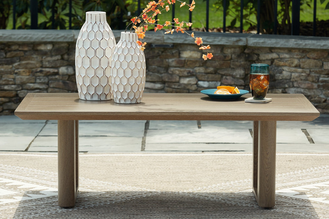 Serene Bay Outdoor Coffee Table - Premium Outdoor Cocktail Table from Ashley Furniture - Just $552.79! Shop now at Furniture Wholesale Plus  We are the best furniture store in Nashville, Hendersonville, Goodlettsville, Madison, Antioch, Mount Juliet, Lebanon, Gallatin, Springfield, Murfreesboro, Franklin, Brentwood