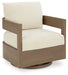 Serene Bay Outdoor Swivel Glider Chair with Cushion - Premium Outdoor Dining Chair from Ashley Furniture - Just $821.38! Shop now at Furniture Wholesale Plus  We are the best furniture store in Nashville, Hendersonville, Goodlettsville, Madison, Antioch, Mount Juliet, Lebanon, Gallatin, Springfield, Murfreesboro, Franklin, Brentwood