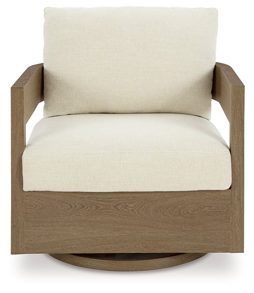 Serene Bay Outdoor Swivel Glider Chair with Cushion - Premium Outdoor Dining Chair from Ashley Furniture - Just $821.38! Shop now at Furniture Wholesale Plus  We are the best furniture store in Nashville, Hendersonville, Goodlettsville, Madison, Antioch, Mount Juliet, Lebanon, Gallatin, Springfield, Murfreesboro, Franklin, Brentwood