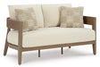 Serene Bay Outdoor Loveseat with Cushion - Premium Outdoor Seating from Ashley Furniture - Just $1151.99! Shop now at Furniture Wholesale Plus  We are the best furniture store in Nashville, Hendersonville, Goodlettsville, Madison, Antioch, Mount Juliet, Lebanon, Gallatin, Springfield, Murfreesboro, Franklin, Brentwood