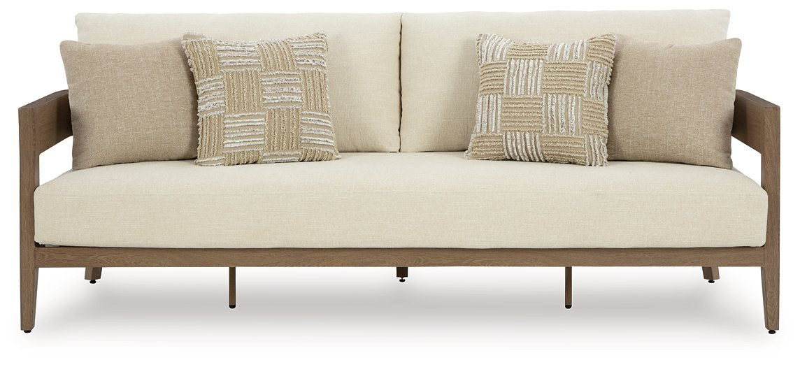 Serene Bay Outdoor Sofa with Cushion - Premium Outdoor Seating from Ashley Furniture - Just $1637.95! Shop now at Furniture Wholesale Plus  We are the best furniture store in Nashville, Hendersonville, Goodlettsville, Madison, Antioch, Mount Juliet, Lebanon, Gallatin, Springfield, Murfreesboro, Franklin, Brentwood