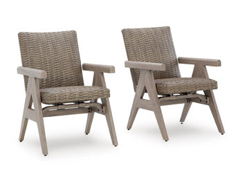 Cliff Trails Outdoor Rocking Arm Chair (Set of 2) - Premium Outdoor Dining Chair from Ashley Furniture - Just $925.11! Shop now at Furniture Wholesale Plus  We are the best furniture store in Nashville, Hendersonville, Goodlettsville, Madison, Antioch, Mount Juliet, Lebanon, Gallatin, Springfield, Murfreesboro, Franklin, Brentwood