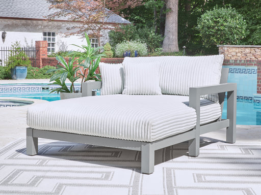 Hurley Park Outdoor Chaise Lounge with Cushion - Premium Outdoor Seating from Ashley Furniture - Just $1178! Shop now at Furniture Wholesale Plus  We are the best furniture store in Nashville, Hendersonville, Goodlettsville, Madison, Antioch, Mount Juliet, Lebanon, Gallatin, Springfield, Murfreesboro, Franklin, Brentwood