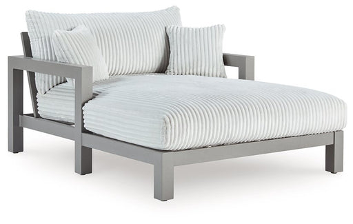 Hurley Park Outdoor Chaise Lounge with Cushion - Premium Outdoor Seating from Ashley Furniture - Just $1178! Shop now at Furniture Wholesale Plus  We are the best furniture store in Nashville, Hendersonville, Goodlettsville, Madison, Antioch, Mount Juliet, Lebanon, Gallatin, Springfield, Murfreesboro, Franklin, Brentwood