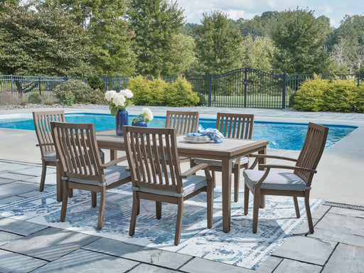 Rainier Ranch Outdoor Dining Package - Premium Outdoor Dining Set from Ashley Furniture - Just $3016.65! Shop now at Furniture Wholesale Plus  We are the best furniture store in Nashville, Hendersonville, Goodlettsville, Madison, Antioch, Mount Juliet, Lebanon, Gallatin, Springfield, Murfreesboro, Franklin, Brentwood