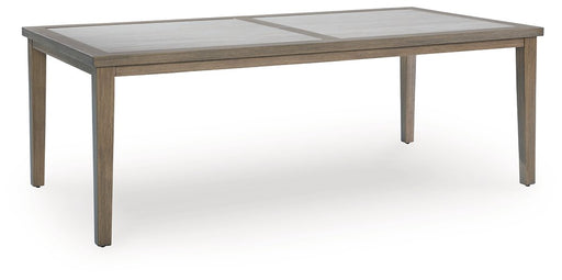 Rainier Ranch Outdoor Dining Table - Premium Outdoor Dining Table from Ashley Furniture - Just $1146.33! Shop now at Furniture Wholesale Plus  We are the best furniture store in Nashville, Hendersonville, Goodlettsville, Madison, Antioch, Mount Juliet, Lebanon, Gallatin, Springfield, Murfreesboro, Franklin, Brentwood