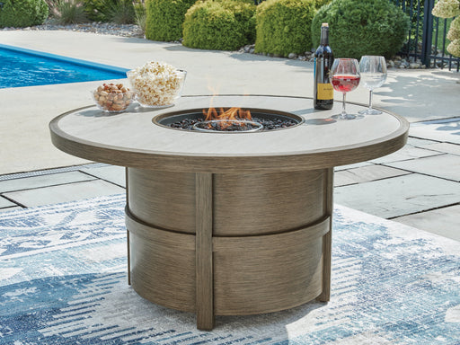 Rainier Ranch Fire Pit Table - Premium Outdoor Fire Pit Table from Ashley Furniture - Just $918.55! Shop now at Furniture Wholesale Plus  We are the best furniture store in Nashville, Hendersonville, Goodlettsville, Madison, Antioch, Mount Juliet, Lebanon, Gallatin, Springfield, Murfreesboro, Franklin, Brentwood