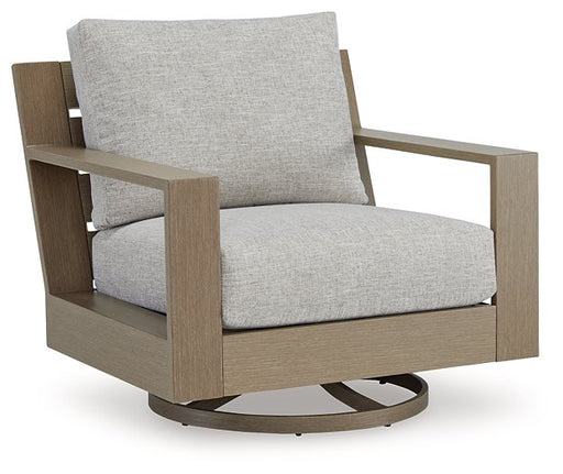 Kimpton Isle Outdoor Swivel Lounge Chair with Cushion - Premium Outdoor Seating from Ashley Furniture - Just $803.73! Shop now at Furniture Wholesale Plus  We are the best furniture store in Nashville, Hendersonville, Goodlettsville, Madison, Antioch, Mount Juliet, Lebanon, Gallatin, Springfield, Murfreesboro, Franklin, Brentwood