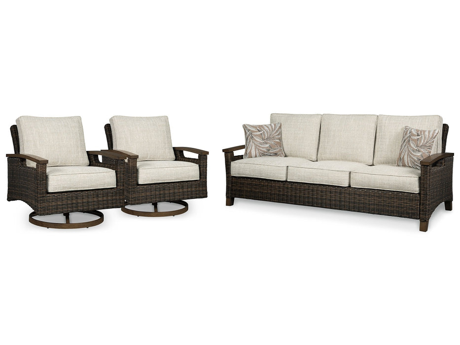 Paradise Trail Outdoor Seating Set - Premium Outdoor Table Set from Ashley Furniture - Just $2262.08! Shop now at Furniture Wholesale Plus  We are the best furniture store in Nashville, Hendersonville, Goodlettsville, Madison, Antioch, Mount Juliet, Lebanon, Gallatin, Springfield, Murfreesboro, Franklin, Brentwood