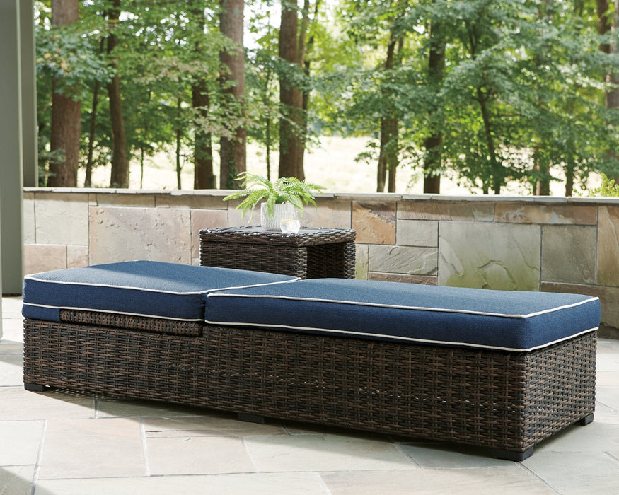 Grasson Lane Chaise Lounge with Cushion - Premium Outdoor Seating from Ashley Furniture - Just $515.97! Shop now at Furniture Wholesale Plus  We are the best furniture store in Nashville, Hendersonville, Goodlettsville, Madison, Antioch, Mount Juliet, Lebanon, Gallatin, Springfield, Murfreesboro, Franklin, Brentwood