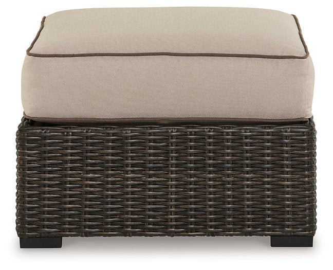 Coastline Bay Outdoor Ottoman with Cushion - Premium Outdoor Ottoman from Ashley Furniture - Just $251.16! Shop now at Furniture Wholesale Plus  We are the best furniture store in Nashville, Hendersonville, Goodlettsville, Madison, Antioch, Mount Juliet, Lebanon, Gallatin, Springfield, Murfreesboro, Franklin, Brentwood