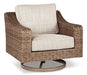 Beachcroft Swivel Lounge Chair - Premium Outdoor Seating from Ashley Furniture - Just $648.38! Shop now at Furniture Wholesale Plus  We are the best furniture store in Nashville, Hendersonville, Goodlettsville, Madison, Antioch, Mount Juliet, Lebanon, Gallatin, Springfield, Murfreesboro, Franklin, Brentwood