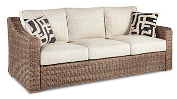 Beachcroft Beachcroft Nuvella Sofa with Coffee and End Table - Premium Outdoor Table Set from Ashley Furniture - Just $2268.63! Shop now at Furniture Wholesale Plus  We are the best furniture store in Nashville, Hendersonville, Goodlettsville, Madison, Antioch, Mount Juliet, Lebanon, Gallatin, Springfield, Murfreesboro, Franklin, Brentwood