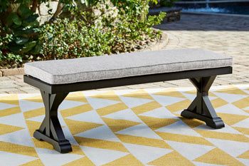 Beachcroft Outdoor Bench with Cushion - Premium Outdoor Dining Bench from Ashley Furniture - Just $482.66! Shop now at Furniture Wholesale Plus  We are the best furniture store in Nashville, Hendersonville, Goodlettsville, Madison, Antioch, Mount Juliet, Lebanon, Gallatin, Springfield, Murfreesboro, Franklin, Brentwood