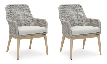 Seton Creek Outdoor Dining Arm Chair (Set of 2) - Premium Outdoor Dining Chair from Ashley Furniture - Just $543! Shop now at Furniture Wholesale Plus  We are the best furniture store in Nashville, Hendersonville, Goodlettsville, Madison, Antioch, Mount Juliet, Lebanon, Gallatin, Springfield, Murfreesboro, Franklin, Brentwood