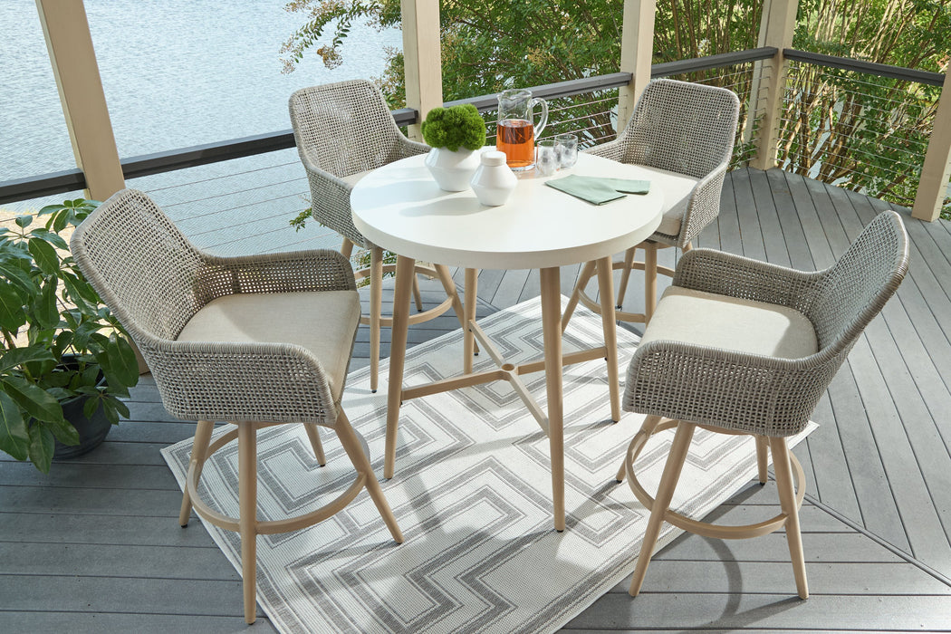 Seton Creek Outdoor Dining Package - Premium Outdoor Dining Set from Ashley Furniture - Just $1864.30! Shop now at Furniture Wholesale Plus  We are the best furniture store in Nashville, Hendersonville, Goodlettsville, Madison, Antioch, Mount Juliet, Lebanon, Gallatin, Springfield, Murfreesboro, Franklin, Brentwood