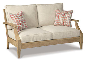Clare View Loveseat with Cushion - Premium Outdoor Seating from Ashley Furniture - Just $678.86! Shop now at Furniture Wholesale Plus  We are the best furniture store in Nashville, Hendersonville, Goodlettsville, Madison, Antioch, Mount Juliet, Lebanon, Gallatin, Springfield, Murfreesboro, Franklin, Brentwood