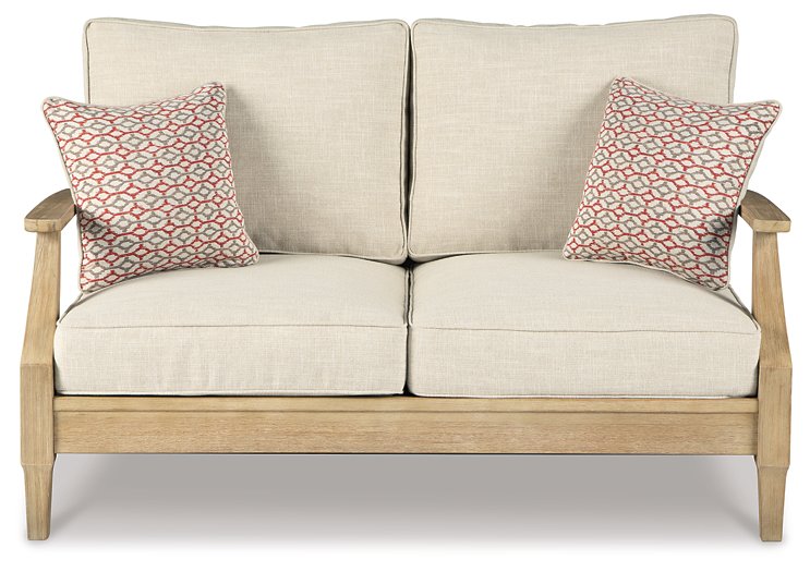 Clare View Loveseat with Cushion - Premium Outdoor Seating from Ashley Furniture - Just $678.86! Shop now at Furniture Wholesale Plus  We are the best furniture store in Nashville, Hendersonville, Goodlettsville, Madison, Antioch, Mount Juliet, Lebanon, Gallatin, Springfield, Murfreesboro, Franklin, Brentwood
