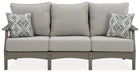 Visola Outdoor Sofa with Cushion - Premium Outdoor Seating from Ashley Furniture - Just $1238.97! Shop now at Furniture Wholesale Plus  We are the best furniture store in Nashville, Hendersonville, Goodlettsville, Madison, Antioch, Mount Juliet, Lebanon, Gallatin, Springfield, Murfreesboro, Franklin, Brentwood