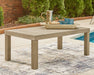 Silo Point Outdoor Coffee Table - Premium Outdoor Cocktail Table from Ashley Furniture - Just $227.96! Shop now at Furniture Wholesale Plus  We are the best furniture store in Nashville, Hendersonville, Goodlettsville, Madison, Antioch, Mount Juliet, Lebanon, Gallatin, Springfield, Murfreesboro, Franklin, Brentwood
