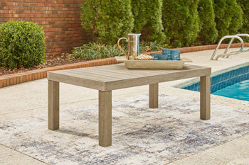 Silo Point Outdoor Coffee Table - Premium Outdoor Cocktail Table from Ashley Furniture - Just $227.96! Shop now at Furniture Wholesale Plus  We are the best furniture store in Nashville, Hendersonville, Goodlettsville, Madison, Antioch, Mount Juliet, Lebanon, Gallatin, Springfield, Murfreesboro, Franklin, Brentwood