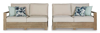 Silo Point Right-Arm Facing/Left-Arm Facing Outdoor Loveseat with Cushion (Set of 2) - Premium Outdoor Seating from Ashley Furniture - Just $1445.99! Shop now at Furniture Wholesale Plus  We are the best furniture store in Nashville, Hendersonville, Goodlettsville, Madison, Antioch, Mount Juliet, Lebanon, Gallatin, Springfield, Murfreesboro, Franklin, Brentwood