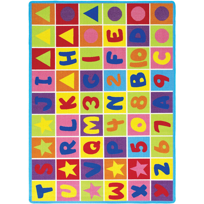 Abbey Alphabet/Multi 4' 9" X 6' 9" Area Rug - Premium Rug from FOA East - Just $95.55! Shop now at Furniture Wholesale Plus  We are the best furniture store in Nashville, Hendersonville, Goodlettsville, Madison, Antioch, Mount Juliet, Lebanon, Gallatin, Springfield, Murfreesboro, Franklin, Brentwood